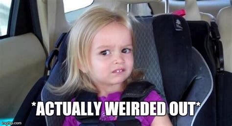 weirded out girl meme